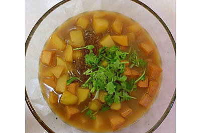 土豆鱼豆腐炖粉条