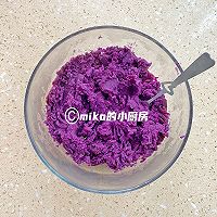低卡低脂紫薯燕麦饼的做法图解4