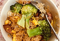 快手酱油炒饭的做法