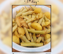 大锅菜芸豆炖土豆的做法