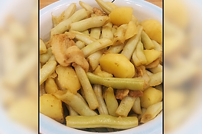 大锅菜芸豆炖土豆