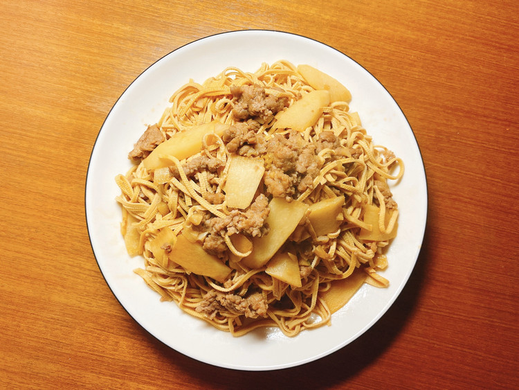 肉末千张丝的做法