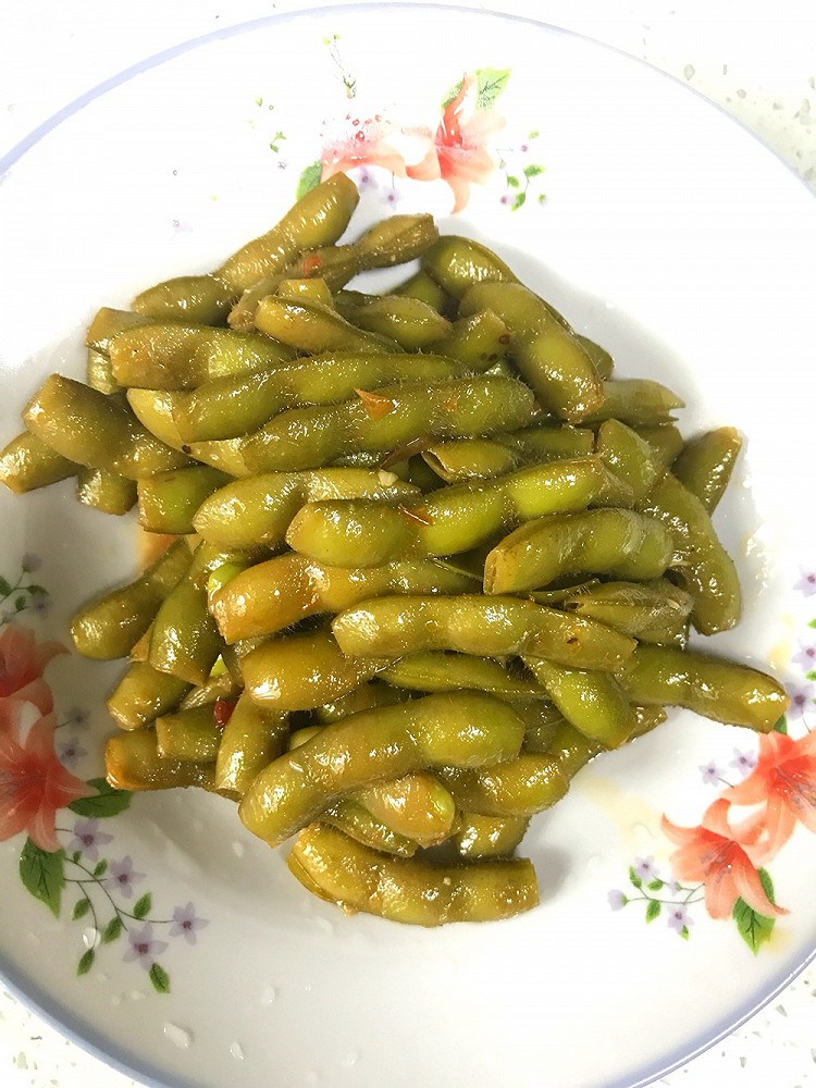 卤毛豆的做法