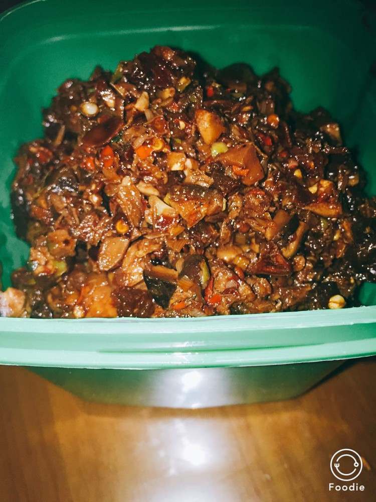 香菇牛肉酱的做法