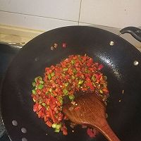 红椒四季豆拌面的做法图解4
