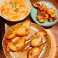 这个鸡翅很厉害～里面没有骨头只有香喷喷的酱油炒饭（鸡翅包饭）的做法图解22