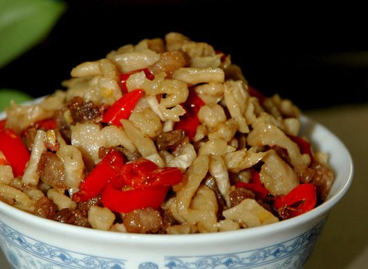 肉丁萝卜干
