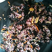紫菜炒饭的做法图解5