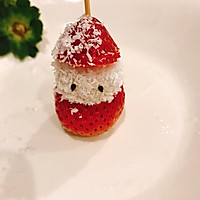 草莓圣诞老人&熊掌汤圆的做法图解3