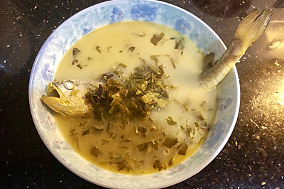 咸菜黄鱼汤