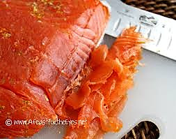 渍鲑鱼片 (gravlax)