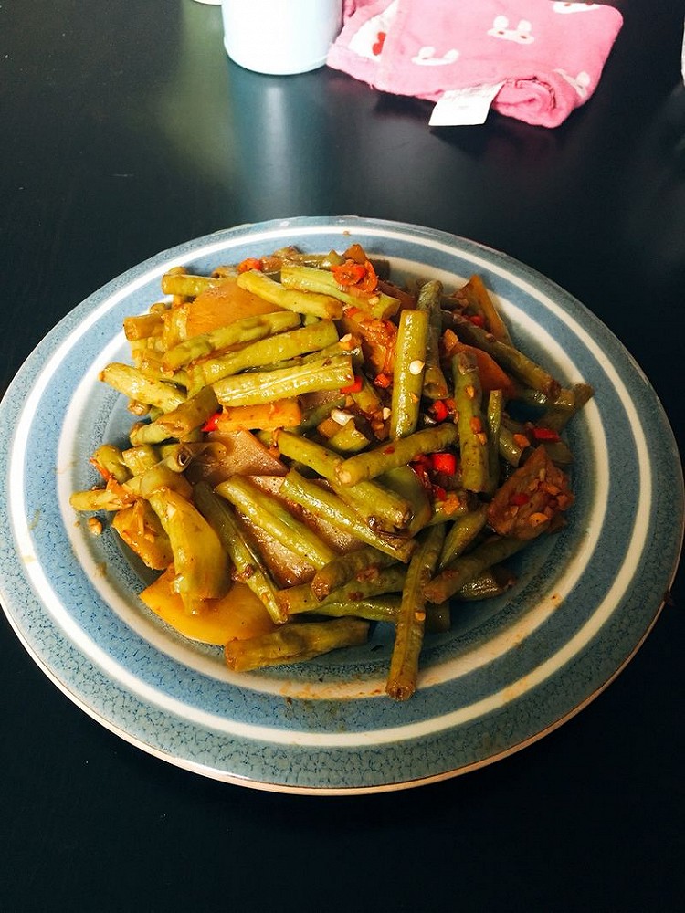 酱香豇豆土豆的做法