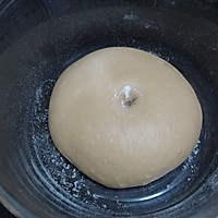 铸铁珐琅锅版免揉红糖核桃全麦欧包，低糖无油健康早餐的做法图解5