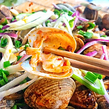 #相聚组个局#比蒜蓉蛤蜊还好吃的烤蛤蜊，就是火锅蛤蜊！