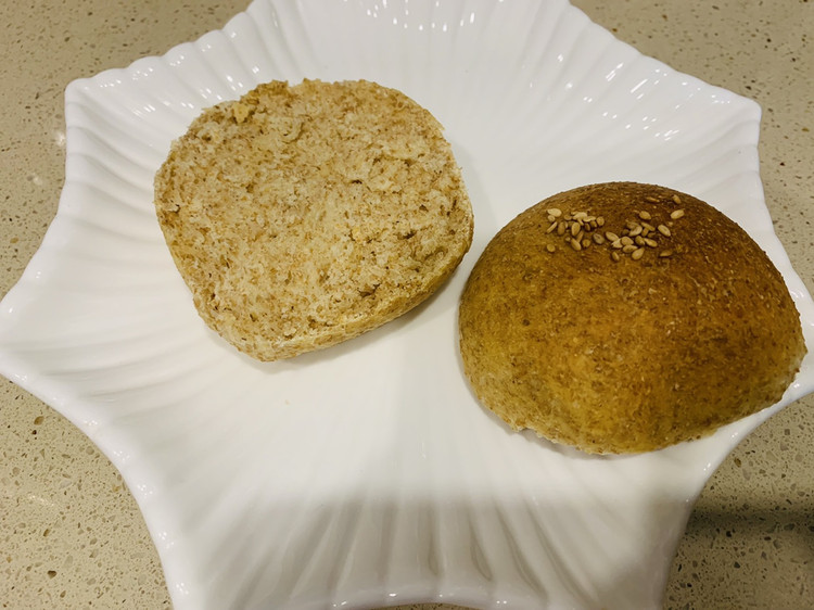 减脂期的全麦汉堡坯的做法