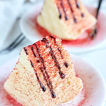 草莓小米蒸蛋糕