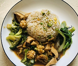 鲍汁盖饭的做法