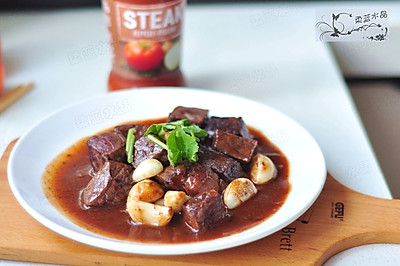 蒜香牛肉粒
