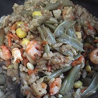 豆角焖饭的做法图解3