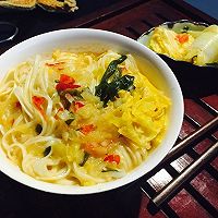 韩式泡菜面条汤的做法图解6