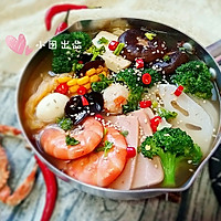 骨汤海鲜冒菜#冬天就要吃火锅#的做法图解10