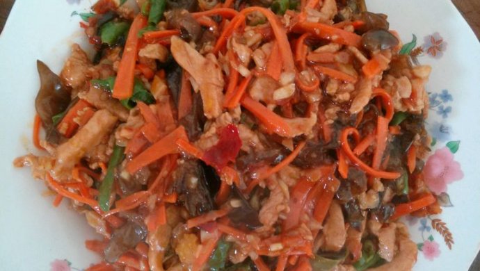 鱼香肉丝（鸡肉版）