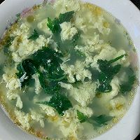 #餐桌上的春日限定#嫩菊花头蛋汤的做法图解5