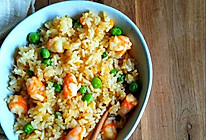 虾仁炒饭的做法