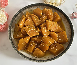 #流感季饮食攻略#蜜汁红薯烧南瓜的做法
