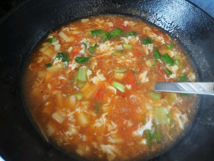 暖胃菜疙瘩汤的做法