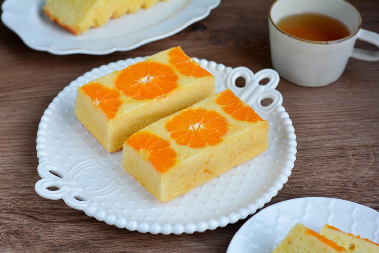 橘橙香香海绵蛋糕的做法