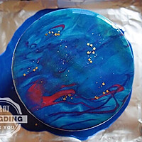 星空淋面蛋糕（6寸）——本命年生日快乐的做法图解15