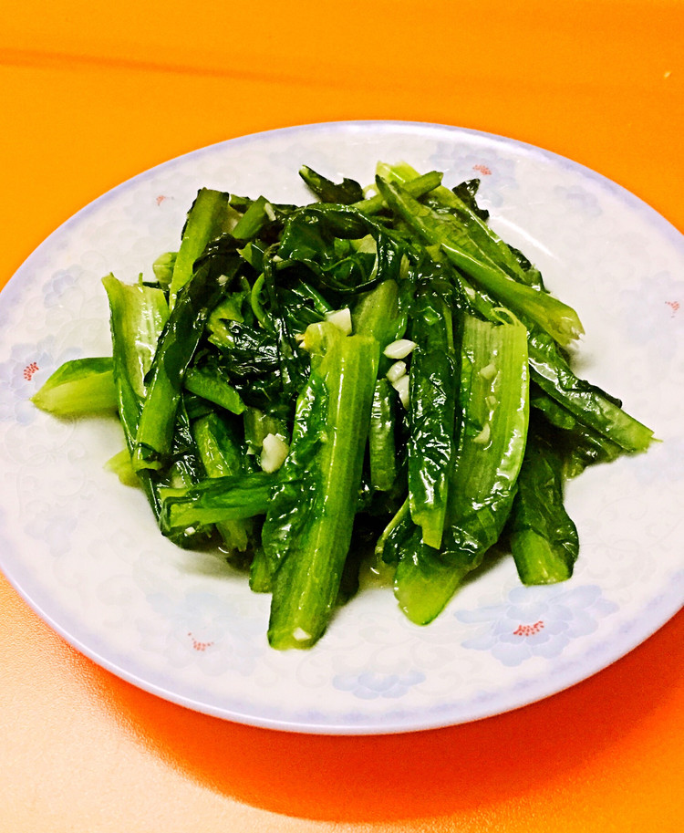 蒜茸油麦菜的做法
