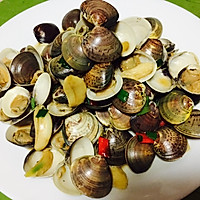 辣炒小花蛤的做法图解3