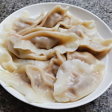 蘑菇青椒水饺