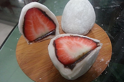 日式草莓大福 10元/只的大福自己做