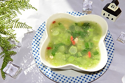 家常菜-青菜钵（青菜肉末汤）