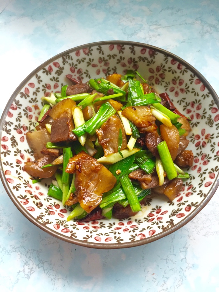 蒜苗猪头肉的做法图解8