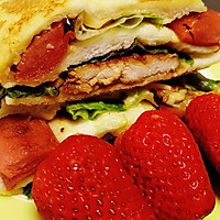 速食餐～鸡胸肉三明治的做法图解9