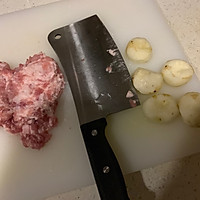马蹄蒸肉饼的做法图解2