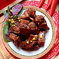 新意年菜红运连连|红酒排骨的做法图解7