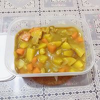 好吃的咖喱土豆鸡肉饭 爱心便当的做法图解19
