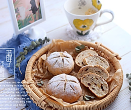 桂圆红枣核桃养生小面包的做法