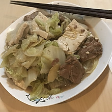 白菜粉条炖豆腐