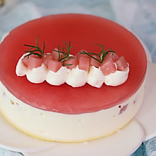 高颜值蜜桃慕斯蛋糕