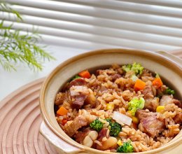 排骨焖饭 肉质香嫩入味 米饭粒粒分明 一锅全部干完的做法