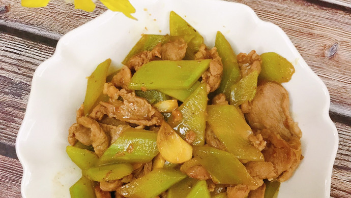广东｜莴笋炒肉片