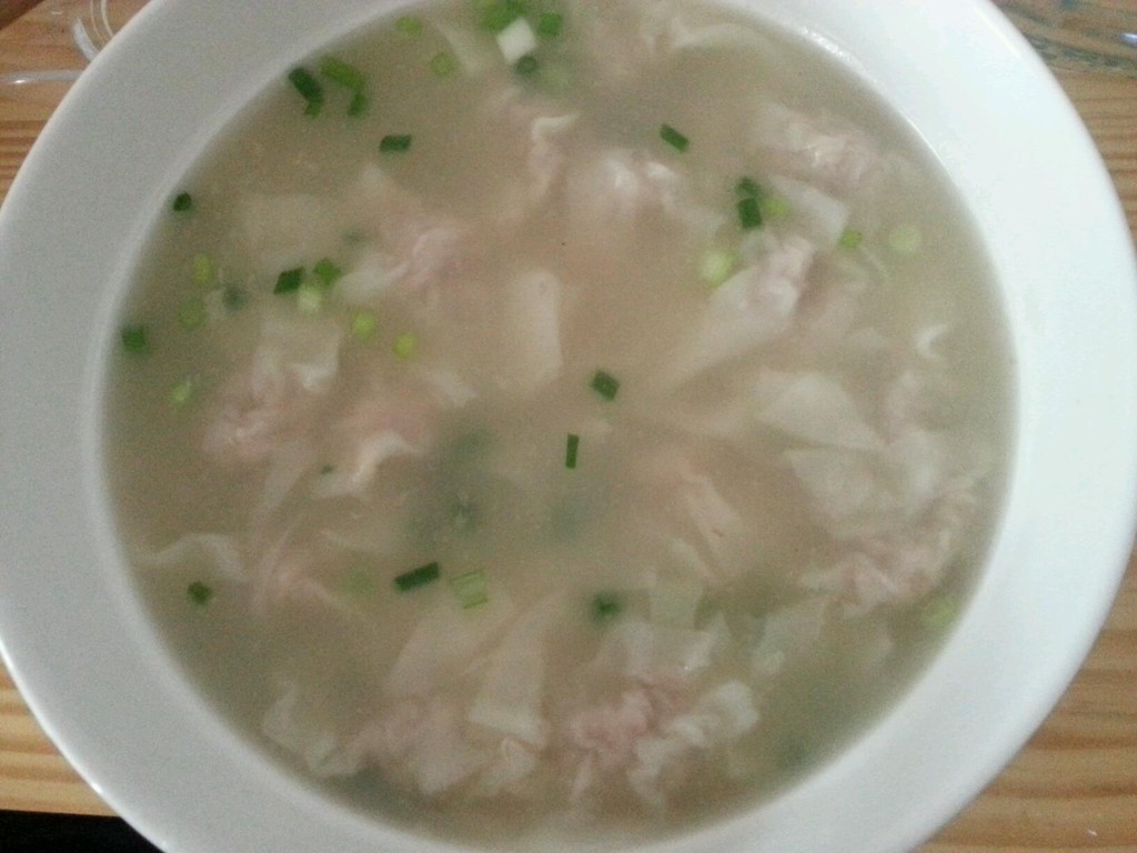 Boiled wonton
