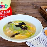 #味达美年味小馆#西葫虾仁蛋花汤的做法图解6