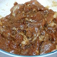 大白菜杆炒肉片的做法图解1